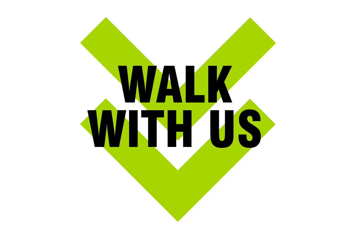 walk with us graphic