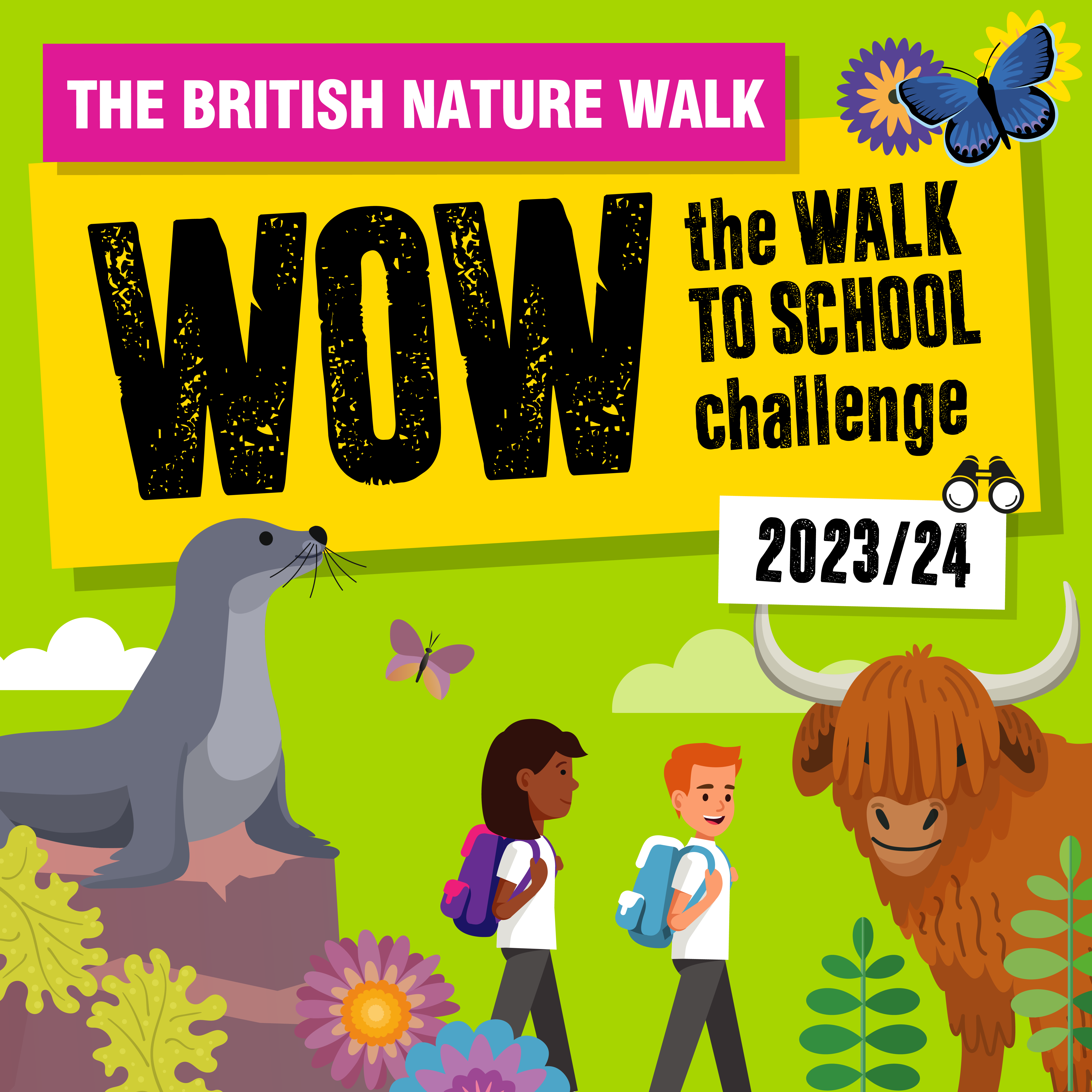 WOW British Nature Walk graphic